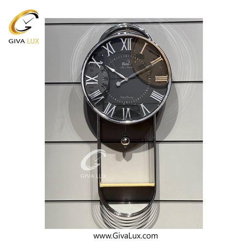 ساعت دیواری اورجینال بتیس آلیاژ فلزی نقره ای| کد رفرنس 4555