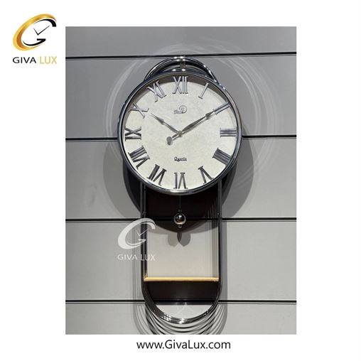 ساعت دیواری اورجینال بتیس آلیاژ فلزی نقره ای| کد رفرنس 4555