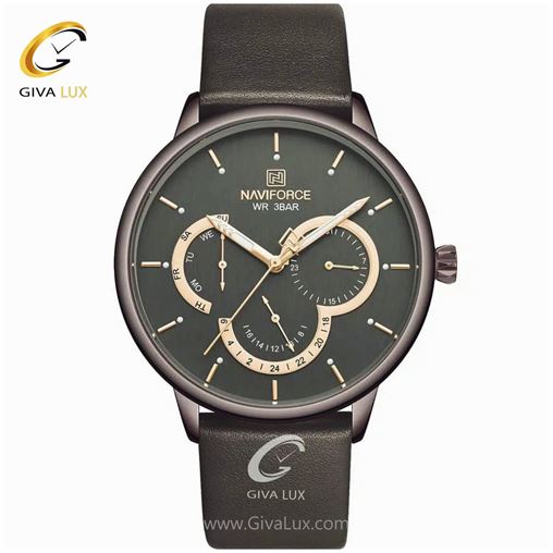 ساعت مچی اورجینال ناوی فورس سه موتوره فول تایم مدل NF3011M 472_3011.jpg