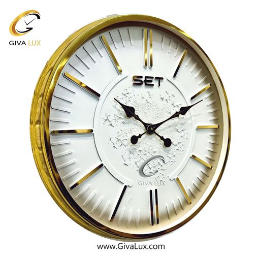 ساعت دیواری آلیاژ فلزی ست عرض قاب 65 سانتیمتر  | طلایی | کد رفرنس 111 492_113-1.jpg