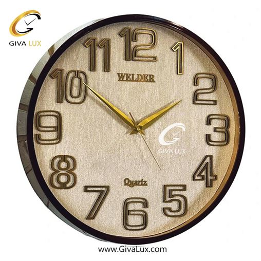 ساعت دیواری  ولدر عرض قاب 60 سانتیمتر  | قهوه ای | کد رفرنس 648 5019-1.jpg