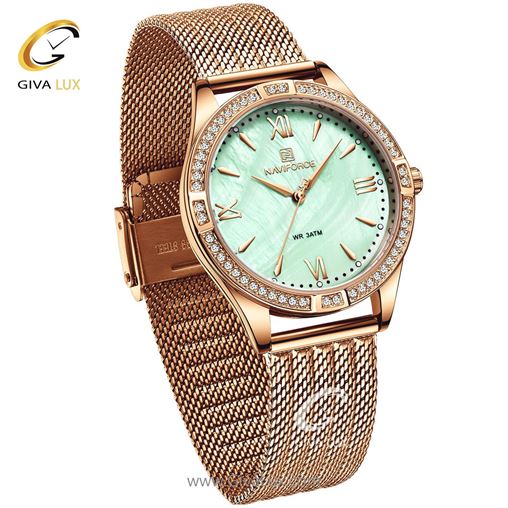 ساعت مچی زنانه بند فلزی نوی فورس NF5028 5028rggn2.jpg