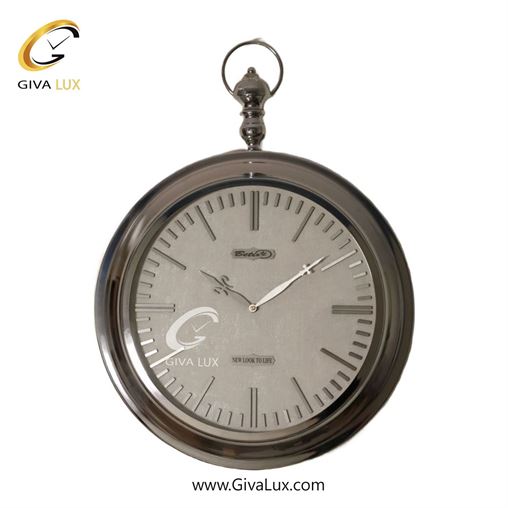 ساعت دیواری اورجینال بتیس آلیاژ فلزی نقره ای| کد رفرنس 5030