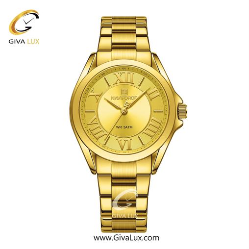 ساعت مچی زنانه بندفلزی ناوی فورس(نیوی فورس)  NF5037G/G 5037Gold.jpg
