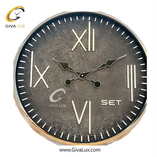 ساعت دیواری اورجینال ست آلیاژ فلزی نقره ای| کد رفرنس 106