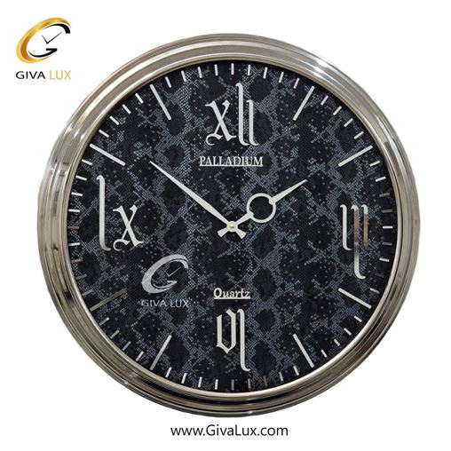 ساعت دیواری اورجینال پالادیوم آلیاژ فلزی نقره ای| کد رفرنس 505