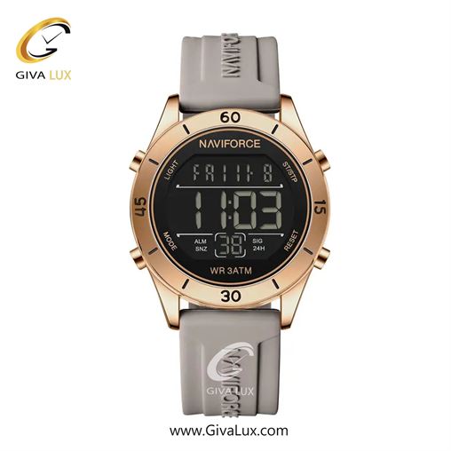 ساعت مچی اورجینال زنانه ناوی فورس|Naviforce|نوی فورس|نیوی فورس رزگلد | طوسی| مشکی| کد رفرنس NF5054 RG/B/GY