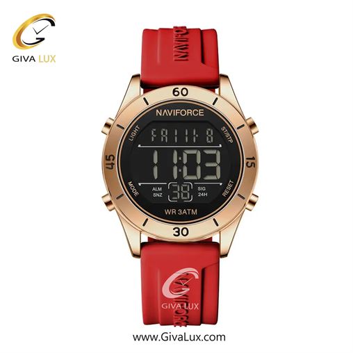 ساعت مچی اورجینال زنانه ناوی فورس|Naviforce|نوی فورس|نیوی فورس رزگلد | قرمز| مشکی| کد رفرنس NF5054 RG/B/R