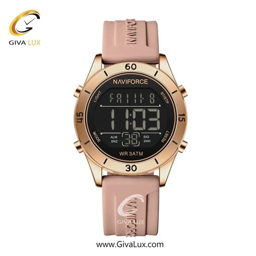 ساعت مچی اورجینال زنانه ناوی فورس|Naviforce|نوی فورس|نیوی فورس رزگلد | کرم| مشکی| کد رفرنس NF5054 RG/B/RG