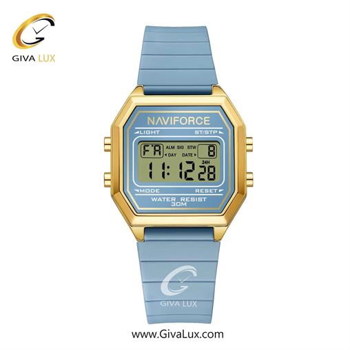 ساعت مچی اورجینال زنانه ناوی فورس|Naviforce|نوی فورس|نیوی فورس طلایی | آبی| آبی| کد رفرنس NF5063T G/BE/BE