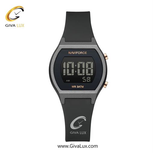 ساعت مچی اورجینال زنانه ناوی فورس|Naviforce|نوی فورس|نیوی فورس تیتانیوم | تیتانیوم| مشکی| کد رفرنس NF5064 GY/GY