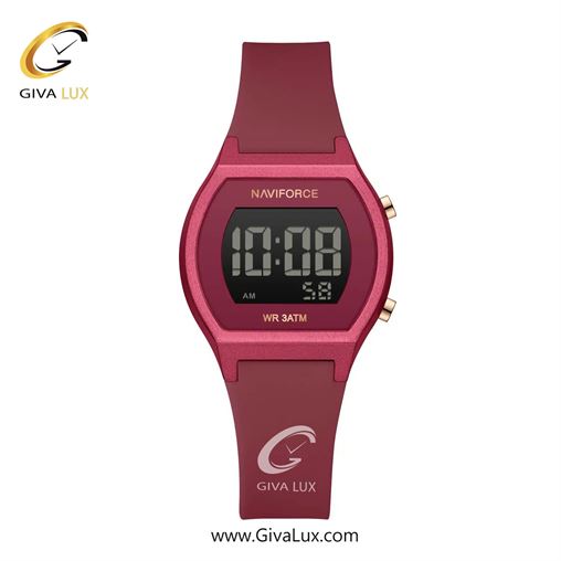 ساعت مچی اورجینال زنانه ناوی فورس|Naviforce|نوی فورس|نیوی فورس قرمز | قرمز| مشکی| کد رفرنس NF5064 R/R