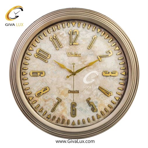 ساعت دیواری اورجینال والار پلاستیک فشرده ABS سفید صدفی| کد رفرنس 510 510-5.jpg