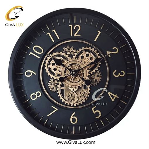 ساعت دیواری اورجینال والتر آلیاژ فلزی-چوب مشکی| کد رفرنس 8076BR 5106.jpg