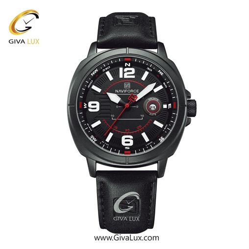 ساعت مچی اورجینال مردانه ناوی فورس|Naviforce|نوی فورس|نیوی فورس مشکی | مشکی| مشکی| کد رفرنس NF8078 S/R/B