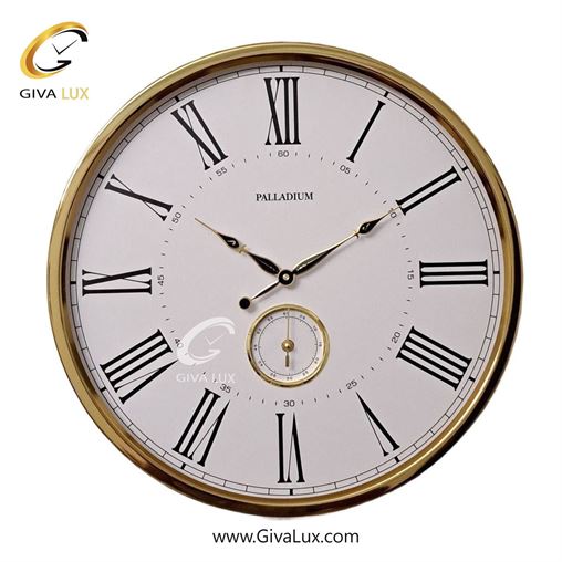 ساعت دیواری اورجینال پالادیوم آلیاژ فلزی طلایی| کد رفرنس 5305