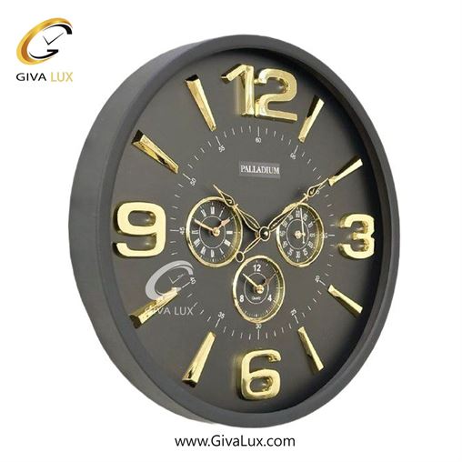 ساعت دیواری اورجینال پالادیوم آلیاژ فلزی مشکی| کد رفرنس 5311