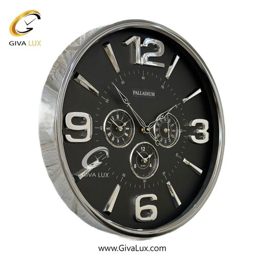 ساعت دیواری اورجینال پالادیوم آلیاژ فلزی نقره ای| کد رفرنس 5311
