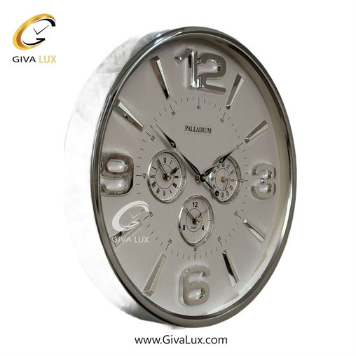 ساعت دیواری اورجینال پالادیوم آلیاژ فلزی نقره ای| کد رفرنس 5311