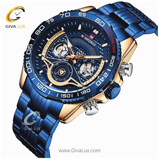 ساعت مچی مردانه سه موتوره فول تایم نوی فورس مدل NF9185 532_9185BERG1.jpg