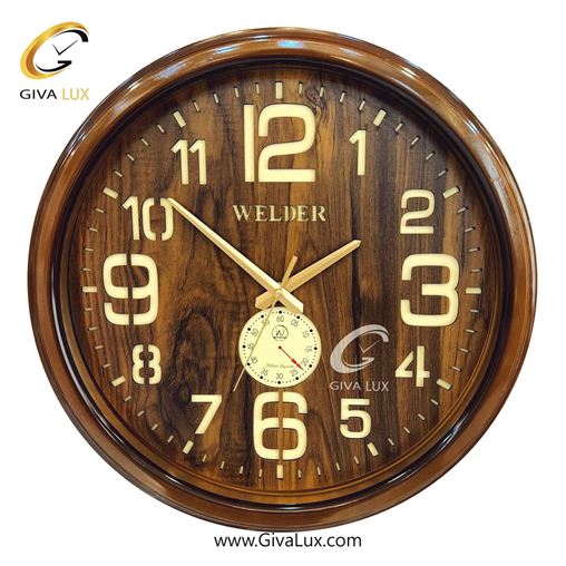 ساعت دیواری اورجینال ولدر PVC سفید| کد رفرنس 640 535-1.jpg