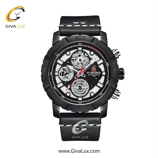 ساعت مچی مردانه بند چرمی ناوی فورسB/W/B (نیوی فورس) NF9139 549_BWB.jpg