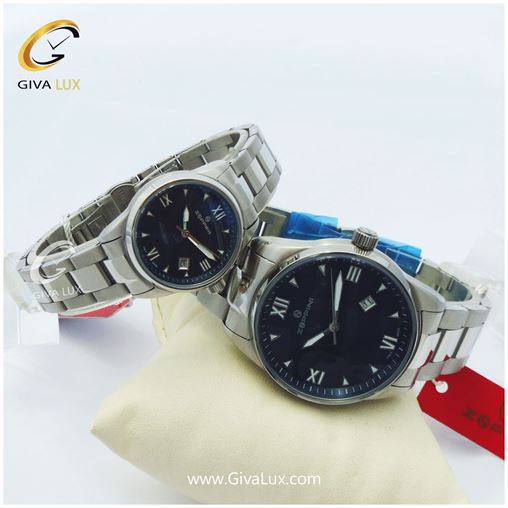 ست ساعت فول استیل زوپینی(صفحه سرمه ای)