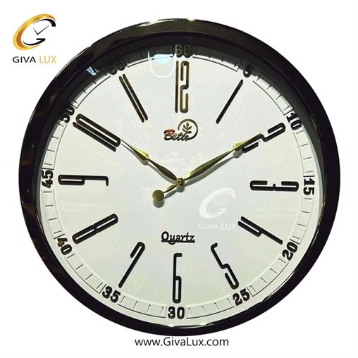 ساعت دیواری اورجینال بتیس آلیاژ فلزی طلایی| کد رفرنس 5510 5510-3.jpg