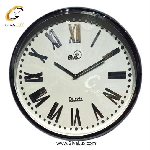 ساعت دیواری اورجینال بتیس آلیاژ فلزی نقره ای| کد رفرنس 5515