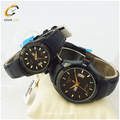 ست ساعت زنانه و مردانه دوتقویم تیسوت 