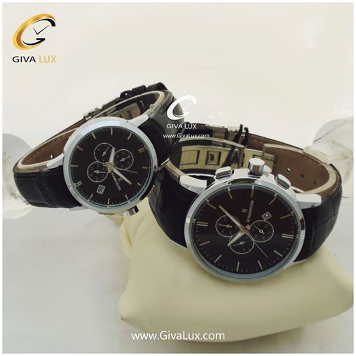 ست ساعت زنانه و مردانه طرح سه موتوره رومانسون  