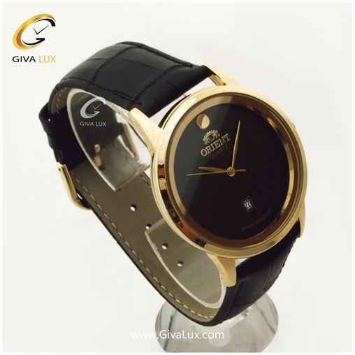 ساعت مردانه بندچرمی مشکی اورینت 