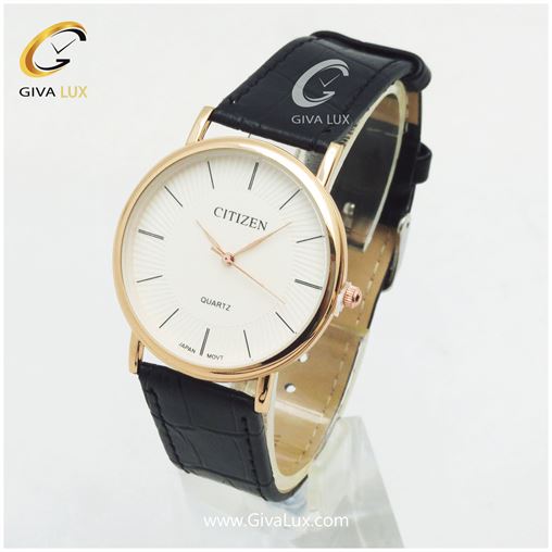 ساعت مچی مردانه بند چرمی سیتیزن