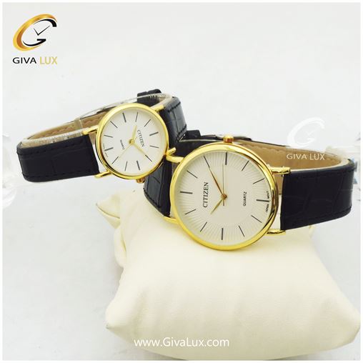 ست ساعت مچی بند چرمی سیتیزن