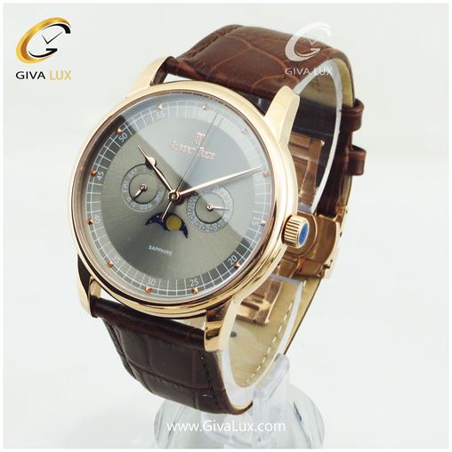 ساعت مچی مردانه بند چرمی سه موتوره آلبرت ترایس مدل AT۲۰۲۹۶