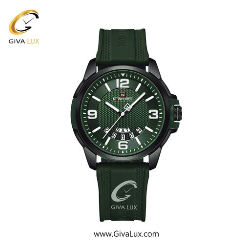 ساعت مچی مردانه تک موتور بند پی یو قرمز ناوی فورس (نیوی فورس)  NF9215 BE/BE/R 561_BGNGN.jpg