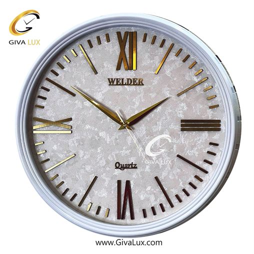 ساعت دیواری  ولدر عرض قاب 50 سانتیمتر  | سفید صدفی | کد رفرنس 5515 577_5515-3.jpg