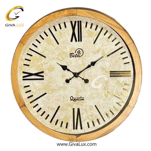 ساعت دیواری اورجینال بتیس چوب قهوه ای| کد رفرنس 7011 5815.jpg