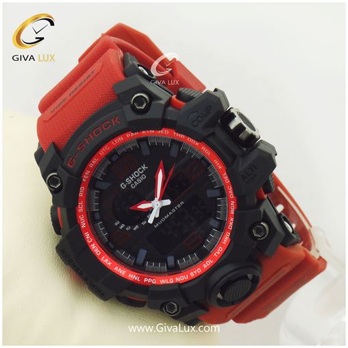 ساعت اسپرت کاسیو جیشاک قرمز 