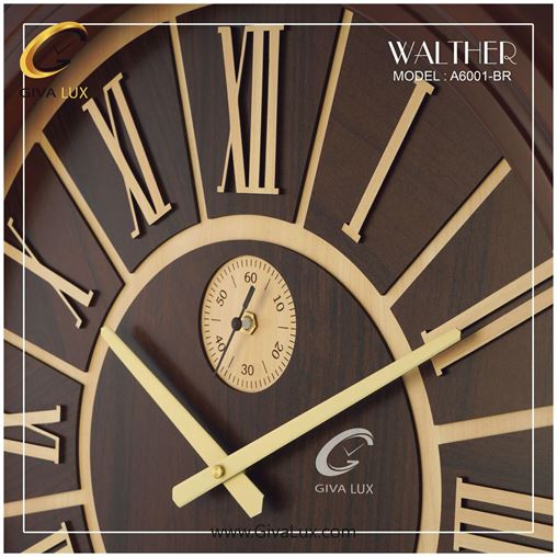 ساعت دیواری اورجینال والتر چوب قهوه ای| کد رفرنس 6001BR 6001-BR-2.jpg