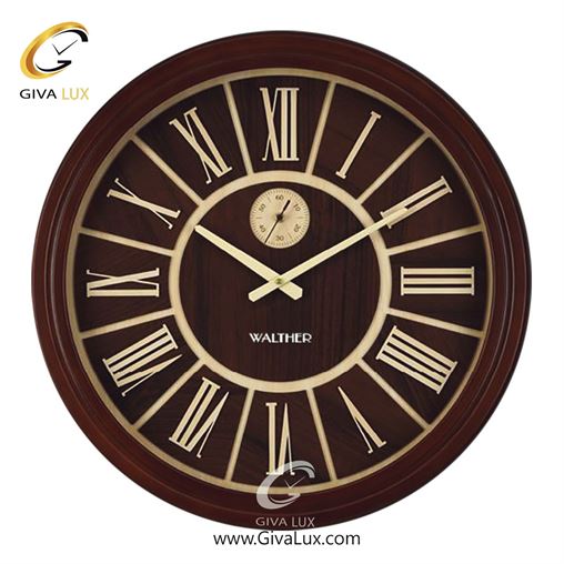 ساعت دیواری اورجینال والتر چوب قهوه ای| کد رفرنس 6001BR 6001-BR.jpg
