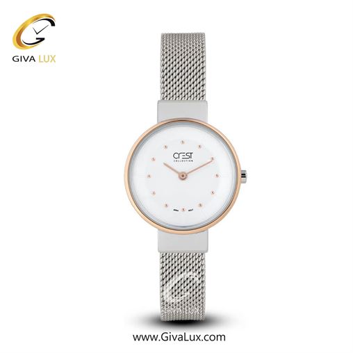 ساعت مچی اورجینال زنانه کرست | Crest  نقره ای | نقره ای| سرمه ای| کد رفرنس Crest 6008-1 6008-2.jpg