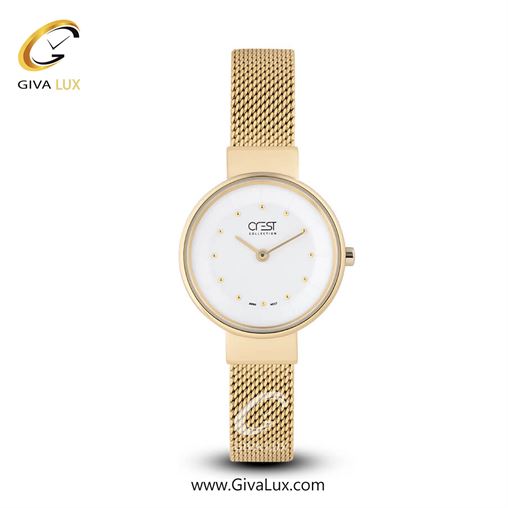 ساعت مچی اورجینال زنانه کرست | Crest  رزگلد | رزگلد| نقره ای| کد رفرنس Crest 6008-3 6008-5.jpg