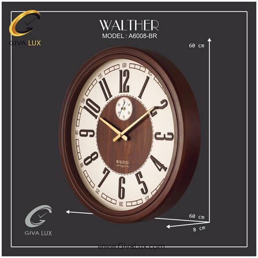 ساعت دیواری اورجینال والتر چوب قهوه ای| کد رفرنس 6008BR 6008-BR-2.jpg