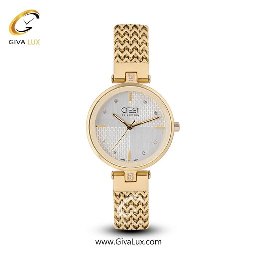 ساعت مچی اورجینال زنانه کرست | Crest  رزگلد | رزگلد| نقره ای| کد رفرنس Crest 6009-1 6009-2.jpg