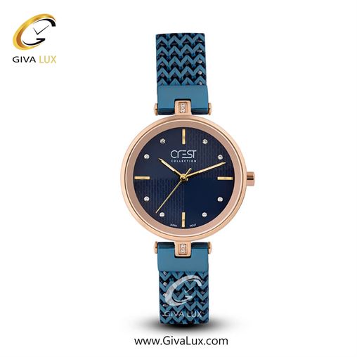 ساعت مچی اورجینال زنانه کرست | Crest  رزگلد | رزگلد| نقره ای| کد رفرنس Crest 6009-1 6009-3.jpg