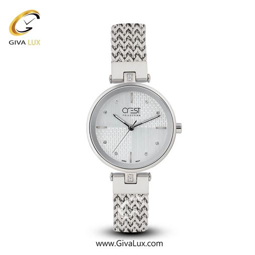 ساعت مچی اورجینال زنانه کرست | Crest  طلایی | طلایی| نقره ای| کد رفرنس Crest 6009-2 6009-4.jpg