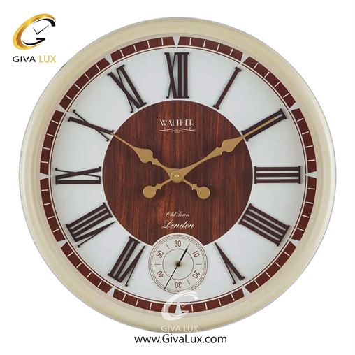 ساعت دیواری اورجینال والتر چوب کرم| کد رفرنس 6009NE 6009-NE.jpg