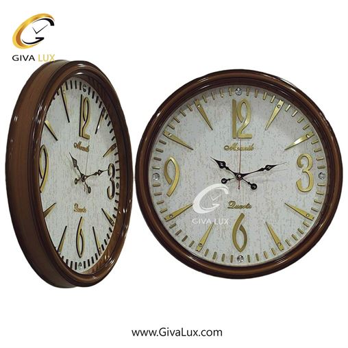 ساعت دیواری اورجینال ست PVC شیری| کد رفرنس استایل 601-1.jpg