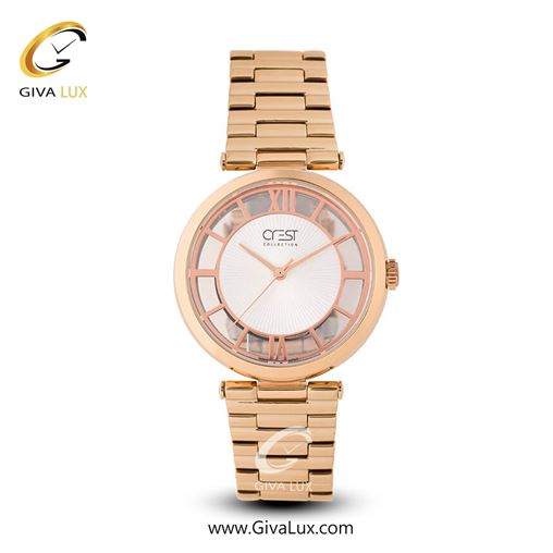 ساعت مچی اورجینال زنانه کرست | Crest  رزگلد | رزگلد| نقره ای| کد رفرنس Crest 6009-1 6010-1.jpg